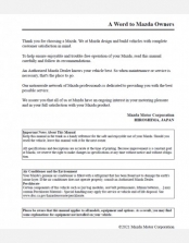 MAZDA MX-5 2021 OWNERS MANUAL